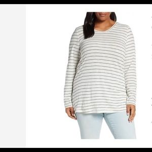 Caslon long sleeve crew neck tshirt